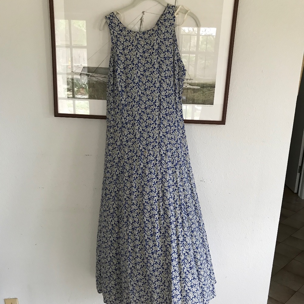 Vintage long rayon dress